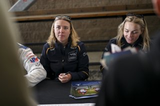 #26 Aston Martin Vantage AMR GT4 EVO of Hannah Grisham and Hannah Greenemeier, Heart of Racing Team, GT4 America, Silver, SRO America, Sonoma Raceway, Sonoma, CA March 28-30, 2025
 | Fred Hardy | www.FredHardyPhoto.com for SRO ©2025