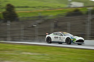 #15 Aston Martin Vantage AMR GT4 of Adrian Comstock and Thomas Merrill, Archangel Motorsports, GT4 America, Pro-Am, SRO America, Sonoma Raceway, Sonoma, CA March 28-30, 2025
 | Fred Hardy | www.FredHardyPhoto.com for SRO ©2025