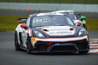 #77 Porsche 718 Cayman GT4 RS Clubsport of Danny Dyszelski and Alex Ellis, VPX Motorsport, GT4 America, Silver, SRO America, Sonoma Raceway, Sonoma, CA March 28-30, 2025
 | Fred Hardy | www.FredHardyPhoto.com for SRO &copy;2025