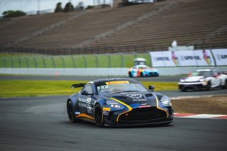 #26 Aston Martin Vantage AMR GT4 EVO of Hannah Grisham and Hannah Greenemeier, Heart of Racing Team, GT4 America, Silver, SRO America, Sonoma Raceway, Sonoma, CA March 28-30, 2025
 | Fred Hardy | www.FredHardyPhoto.com for SRO &copy;2025