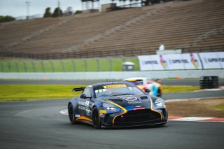 #26 Aston Martin Vantage AMR GT4 EVO of Hannah Grisham and Hannah Greenemeier, Heart of Racing Team, GT4 America, Silver, SRO America, Sonoma Raceway, Sonoma, CA March 28-30, 2025
 | Fred Hardy | www.FredHardyPhoto.com for SRO ©2025