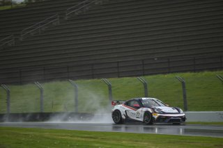 #77 Porsche 718 Cayman GT4 RS Clubsport of Danny Dyszelski and Alex Ellis, VPX Motorsport, GT4 America, Silver, SRO America, Sonoma Raceway, Sonoma, CA March 28-30, 2025
 | Fred Hardy | www.FredHardyPhoto.com for SRO &copy;2025