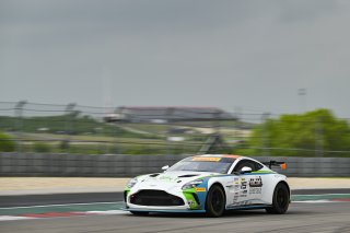 #15 Aston Martin Vantage AMR GT4 of Adrian Comstock and Thomas Merrill, Archangel Motorsports, GT4 America, Pro-Am, SRO America, Circuit of the Americas, Austin, TX April 25 -27, 2025
 | Fred Hardy | www.FredHardyPhoto.com  ©2025