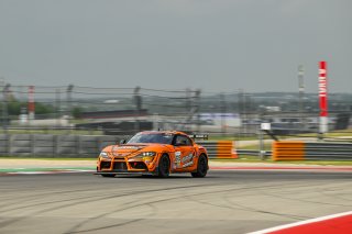 #69 Toyota Gazoo Racing GR Supra GT4 EVO2 of Anthony McIntosh and Parker Thompson, JTR Motorsports Engineering, GT4 America, Pro-Am, SRO America, Circuit of the Americas, Austin, TX April 25 -27, 2025
 | Fred Hardy | www.FredHardyPhoto.com  &copy;2025