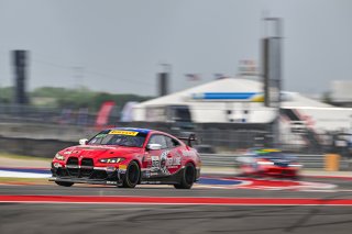 #82 BMW M4 GT4 (G82) EVO of James Walker Jr and Tyler McQuarrie, BimmerWorld, GT4 America, Pro-Am, SRO America, Circuit of the Americas, Austin, TX April 25 -27, 2025
 | Fred Hardy | www.FredHardyPhoto.com  ©2025