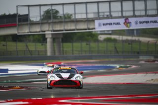 #4 Aston Martin Vantage AMR GT4 of Braydon Arthur and Mike David Ortmann, JMF Motorsports, GT4 America, Silver, SRO America, Circuit of the Americas, Austin, TX April 25 -27, 2025
 | Fred Hardy | www.FredHardyPhoto.com  ©2025