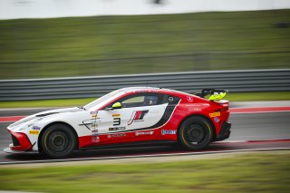 #3 Aston Martin Vantage AMR GT4 of Jesse Webb and Jonathan Neudorf, JMF Motorsports, GT4 America, Silver, SRO America, Circuit of the Americas, Austin, TX April 25 -27, 2025
 | Fred Hardy | www.FredHardyPhoto.com  ©2025