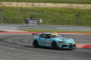 #69 Toyota Gazoo Racing GR Supra GT4 EVO2 of Anthony McIntosh and Parker Thompson, JTR Motorsports Engineering, GT4 America, Pro-Am, SRO America, Circuit of the Americas, Austin, TX April 25 -27, 2025
 | Fred Hardy | www.FredHardyPhoto.com  &copy;2025