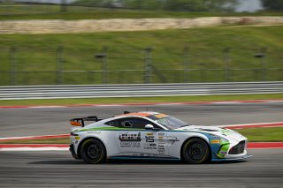#15 Aston Martin Vantage AMR GT4 of Adrian Comstock and Thomas Merrill, Archangel Motorsports, GT4 America, Pro-Am, SRO America, Circuit of the Americas, Austin, TX April 25 -27, 2025
 | Fred Hardy | www.FredHardyPhoto.com  ©2025
