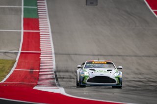 #15 Aston Martin Vantage AMR GT4 of Adrian Comstock and Thomas Merrill, Archangel Motorsports, GT4 America, Pro-Am, SRO America, Circuit of the Americas, Austin, TX April 25 -27, 2025
 | Fred Hardy | www.FredHardyPhoto.com  ©2025