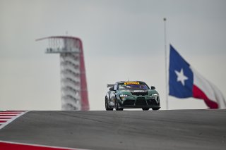 #606 Toyota Gazoo Racing GR Supra GT4 EVO2 of Allen Patten and Laura Hayes, Thunder Bunny Racing, GT4 America, Am, SRO America, Circuit of the Americas, Austin, TX April 25 -27, 2025 | Fred Hardy | www.FredHardyPhoto.com  &copy;2025
