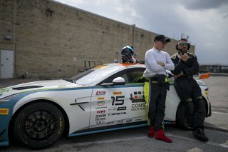 #15 Aston Martin Vantage AMR GT4 of Adrian Comstock and Thomas Merrill, Archangel Motorsports, GT4 America, Pro-Am, SRO America, Circuit of the Americas, Austin, TX April 25 -27, 2025
 | Fred Hardy | www.FredHardyPhoto.com  ©2025