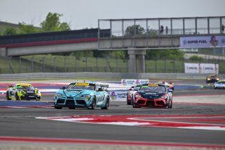 #69 Toyota Gazoo Racing GR Supra GT4 EVO2 of Anthony McIntosh and Parker Thompson, JTR Motorsports Engineering, GT4 America, Pro-Am, SRO America, Circuit of the Americas, Austin, TX April 25 -27, 2025
 | Fred Hardy | www.FredHardyPhoto.com  &copy;2025