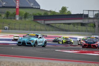 #69 Toyota Gazoo Racing GR Supra GT4 EVO2 of Anthony McIntosh and Parker Thompson, JTR Motorsports Engineering, GT4 America, Pro-Am, SRO America, Circuit of the Americas, Austin, TX April 25 -27, 2025
 | Fred Hardy | www.FredHardyPhoto.com  &copy;2025