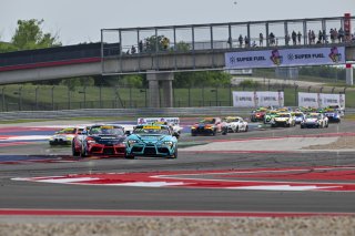 #69 Toyota Gazoo Racing GR Supra GT4 EVO2 of Anthony McIntosh and Parker Thompson, JTR Motorsports Engineering, GT4 America, Pro-Am, SRO America, Circuit of the Americas, Austin, TX April 25 -27, 2025
 | Fred Hardy | www.FredHardyPhoto.com  &copy;2025