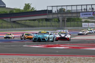 #69 Toyota Gazoo Racing GR Supra GT4 EVO2 of Anthony McIntosh and Parker Thompson, JTR Motorsports Engineering, GT4 America, Pro-Am, SRO America, Circuit of the Americas, Austin, TX April 25 -27, 2025
 | Fred Hardy | www.FredHardyPhoto.com  &copy;2025