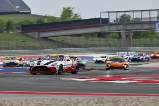 #4 Aston Martin Vantage AMR GT4 of Braydon Arthur and Mike David Ortmann, JMF Motorsports, GT4 America, Silver, SRO America, Circuit of the Americas, Austin, TX April 25 -27, 2025
 | Fred Hardy | www.FredHardyPhoto.com  ©2025