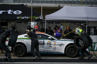 #15 Aston Martin Vantage AMR GT4 of Adrian Comstock and Thomas Merrill, Archangel Motorsports, GT4 America, Pro-Am, SRO America, Circuit of the Americas, Austin, TX April 25 -27, 2025
 | Fred Hardy | www.FredHardyPhoto.com  ©2025