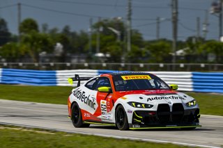 #52 BMW M4 GT4 (G82) EVO of Zac Anderson and Colin Garett, AutoTechnic Racing, GT4 America, Silver, SRO America, Sebring International Raceway, Sebring, FL May 15 - 18, 2025
 | Fred Hardy | www.FredHardyPhoto.com for SRO America ©2025
