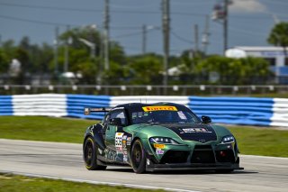 #606 Toyota Gazoo Racing GR Supra GT4 EVO2 of Allen Patten and Laura Hayes, Thunder Bunny Racing, GT4 America, Am, SRO America, Sebring International Raceway, Sebring, FL May 15 - 18, 2025
 | Fred Hardy | www.FredHardyPhoto.com for SRO America ©2025