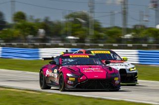 #07 Aston Martin Vantage AMR GT4 of Alex Garcia and Michael Garcia, Skip Barber Racing, GT4 America, Am, SRO America, Sebring International Raceway, Sebring, FL May 15 - 18, 2025
 | Fred Hardy | www.FredHardyPhoto.com for SRO America ©2025