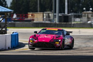 #07 Aston Martin Vantage AMR GT4 of Alex Garcia and Michael Garcia, Skip Barber Racing, GT4 America, Am, SRO America, Sebring International Raceway, Sebring, FL May 15 - 18, 2025
 | Fred Hardy | www.FredHardyPhoto.com for SRO America ©2025