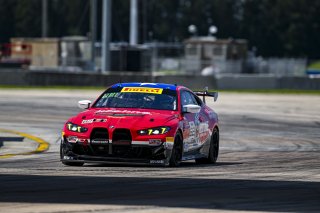 #82 BMW M4 GT4 (G82) EVO of James Walker Jr and Tyler McQuarrie, BimmerWorld, GT4 America, Pro-Am, SRO America, Sebring International Raceway, Sebring, FL May 15 - 18, 2025
 | Fred Hardy | www.FredHardyPhoto.com for SRO America ©2025