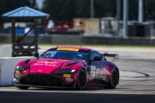 #07 Aston Martin Vantage AMR GT4 of Alex Garcia and Michael Garcia, Skip Barber Racing, GT4 America, Am, SRO America, Sebring International Raceway, Sebring, FL May 15 - 18, 2025
 | Fred Hardy | www.FredHardyPhoto.com for SRO America ©2025