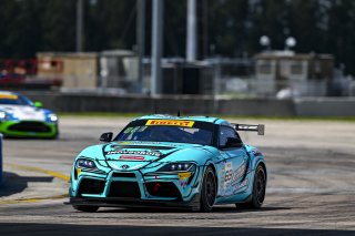 #69 Toyota Gazoo Racing GR Supra GT4 EVO2 of Anthony McIntosh and Parker Thompson, JTR Motorsports Engineering, GT4 America, Pro-Am, SRO America, Sebring International Raceway, Sebring, FL May 15 - 18, 2025
 | Fred Hardy | www.FredHardyPhoto.com for SRO America &copy;2025