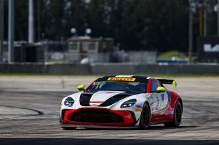 #3 Aston Martin Vantage AMR GT4 of Jesse Webb and Jonathan Neudorf, JMF Motorsports, GT4 America, Silver, SRO America, Sebring International Raceway, Sebring, FL May 15 - 18, 2025
 | Fred Hardy | www.FredHardyPhoto.com for SRO America ©2025