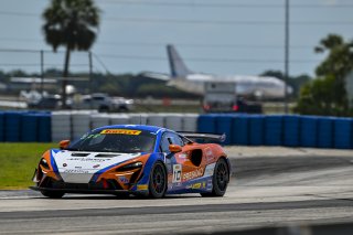 #10 McLaren Artura GT4 of Sam Owen and Sean Gibbons, OGH Motorsports, GT4 America, Am, SRO America, Sebring International Raceway, Sebring, FL May 15 - 18, 2025
 | Fred Hardy | www.FredHardyPhoto.com for SRO America ©2025