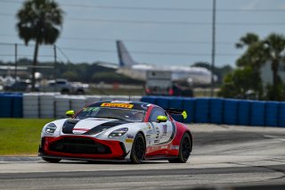 #3 Aston Martin Vantage AMR GT4 of Jesse Webb and Jonathan Neudorf, JMF Motorsports, GT4 America, Silver, SRO America, Sebring International Raceway, Sebring, FL May 15 - 18, 2025
 | Fred Hardy | www.FredHardyPhoto.com for SRO America ©2025
