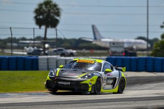 #23 Porsche 718 Cayman GT4 RS Clubsport of Michael Auriemma and Matheus Leist, NOLASPORT, GT4 America, Pro-Am, SRO America, Sebring International Raceway, Sebring, FL May 15 - 18, 2025
 | Fred Hardy | www.FredHardyPhoto.com for SRO America &copy;2025