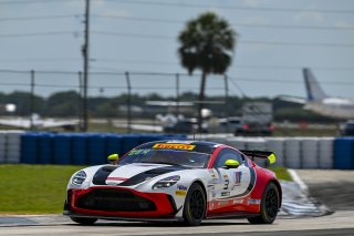 #3 Aston Martin Vantage AMR GT4 of Jesse Webb and Jonathan Neudorf, JMF Motorsports, GT4 America, Silver, SRO America, Sebring International Raceway, Sebring, FL May 15 - 18, 2025
 | Fred Hardy | www.FredHardyPhoto.com for SRO America ©2025