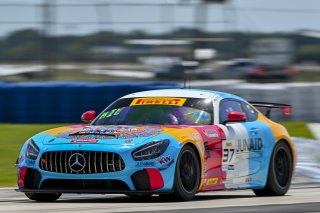 #37 Mercedes-AMG GT4 of Edward Killeen and Marc Miller, Dome Motorsport, GT4 America, Pro-Am, SRO America, Sebring International Raceway, Sebring, FL May 15 - 18, 2025
 | Fred Hardy | www.FredHardyPhoto.com for SRO America &copy;2025