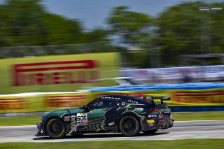 #606 Toyota Gazoo Racing GR Supra GT4 EVO2 of Allen Patten and Laura Hayes, Thunder Bunny Racing, GT4 America, Am, SRO America, Sebring International Raceway, Sebring, FL May 15 - 18, 2025
 | Fred Hardy | www.FredHardyPhoto.com for SRO America ©2025
