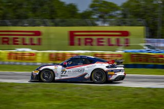 #77 Porsche 718 Cayman GT4 RS Clubsport of Danny Dyszelski and Alex Ellis, VPX Motorsport, GT4 America, Silver, SRO America, Sebring International Raceway, Sebring, FL May 15 - 18, 2025
 | Fred Hardy | www.FredHardyPhoto.com for SRO America &copy;2025