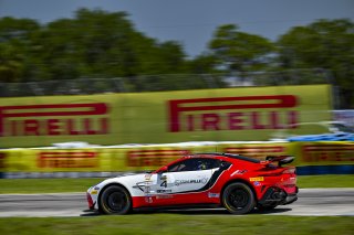 #4 Aston Martin Vantage AMR GT4 of Braydon Arthur and Mike David Ortmann, JMF Motorsports, GT4 America, Silver, SRO America, Sebring International Raceway, Sebring, FL May 15 - 18, 2025
 | Fred Hardy | www.FredHardyPhoto.com for SRO America ©2025