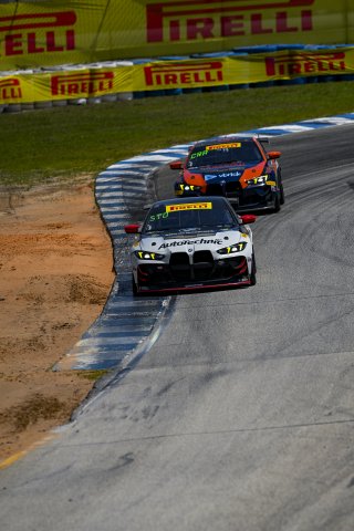 #52 BMW M4 GT4 (G82) EVO of Zac Anderson and Colin Garett, AutoTechnic Racing, GT4 America, Silver, SRO America, Sebring International Raceway, Sebring, FL May 15 - 18, 2025
 | Fred Hardy | www.FredHardyPhoto.com for SRO America ©2025