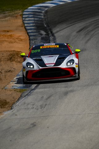 #3 Aston Martin Vantage AMR GT4 of Jesse Webb and Jonathan Neudorf, JMF Motorsports, GT4 America, Silver, SRO America, Sebring International Raceway, Sebring, FL May 15 - 18, 2025
 | Fred Hardy | www.FredHardyPhoto.com for SRO America ©2025