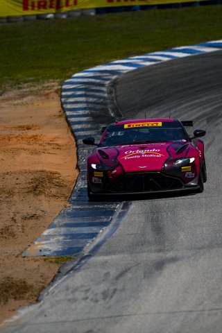 #07 Aston Martin Vantage AMR GT4 of Alex Garcia and Michael Garcia, Skip Barber Racing, GT4 America, Am, SRO America, Sebring International Raceway, Sebring, FL May 15 - 18, 2025
 | Fred Hardy | www.FredHardyPhoto.com for SRO America ©2025
