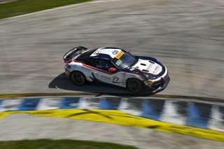 #77 Porsche 718 Cayman GT4 RS Clubsport of Danny Dyszelski and Alex Ellis, VPX Motorsport, GT4 America, Silver, SRO America, Sebring International Raceway, Sebring, FL May 15 - 18, 2025
 | Fred Hardy | www.FredHardyPhoto.com for SRO America &copy;2025