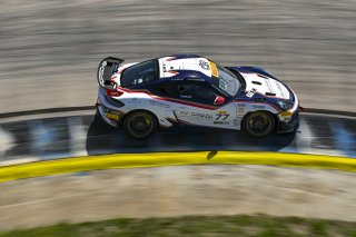 #77 Porsche 718 Cayman GT4 RS Clubsport of Danny Dyszelski and Alex Ellis, VPX Motorsport, GT4 America, Silver, SRO America, Sebring International Raceway, Sebring, FL May 15 - 18, 2025
 | Fred Hardy | www.FredHardyPhoto.com for SRO America &copy;2025