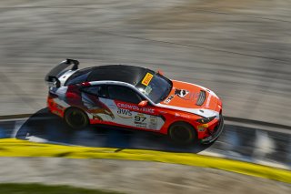 #97 BMW M4 GT4 (G82) EVO of Kenton Koch and Kevin Boehm, Random Vandals Racing, GT4 America, Silver, SRO America, Sebring International Raceway, Sebring, FL May 15 - 18, 2025
 | Fred Hardy | www.FredHardyPhoto.com for SRO America ©2025