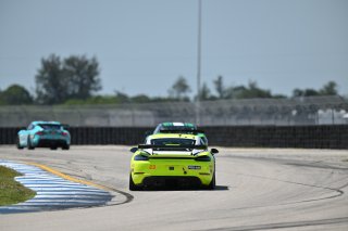 #23 Porsche 718 Cayman GT4 RS Clubsport of Michael Auriemma and Matheus Leist, NOLASPORT, GT4 America, Pro-Am, SRO America, Sebring International Raceway, Sebring, FL May 15 - 18, 2025
 | SRO Motorsports Group