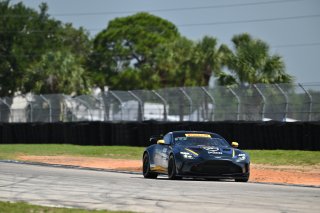 #26 Aston Martin Vantage AMR GT4 EVO of Hannah Grisham and Hannah Greenemeier, Heart of Racing Team, GT4 America, Silver, SRO America, Sebring International Raceway, Sebring, FL May 15 - 18, 2025
 | SRO Motorsports Group