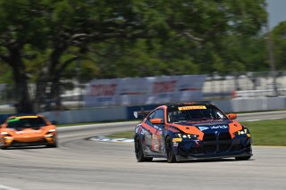 #94 BMW M4 GT4 (G82) EVO of Sam Craven and Josh Green, Random Vandals Racing, GT4 America, Pro-Am, SRO America, Sebring International Raceway, Sebring, FL May 15 - 18, 2025
 | SRO Motorsports Group