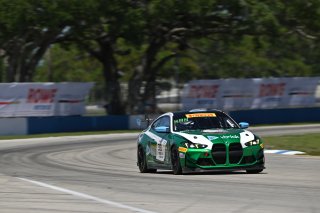 #98 BMW M4 GT4 (G82) EVO4 of Paul Sparta and Michael Kanisczak, Random Vandals Racing, GT4 America, Am, SRO America, Sebring International Raceway, Sebring, FL May 15 - 18, 2025
 | SRO Motorsports Group