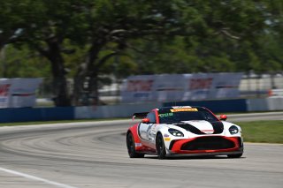 #4 Aston Martin Vantage AMR GT4 of Braydon Arthur and Mike David Ortmann, JMF Motorsports, GT4 America, Silver, SRO America, Sebring International Raceway, Sebring, FL May 15 - 18, 2025
 | SRO Motorsports Group