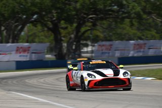 #3 Aston Martin Vantage AMR GT4 of Jesse Webb and Jonathan Neudorf, JMF Motorsports, GT4 America, Silver, SRO America, Sebring International Raceway, Sebring, FL May 15 - 18, 2025
 | SRO Motorsports Group